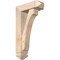 Ekena Millwork Legacy Arts and Crafts Smooth Bracket w/ Offset Brace, Douglas Fir, 5 1/2"W x 16"D x 28"H BKT0604X16X28LEC03SDF - alternate 1